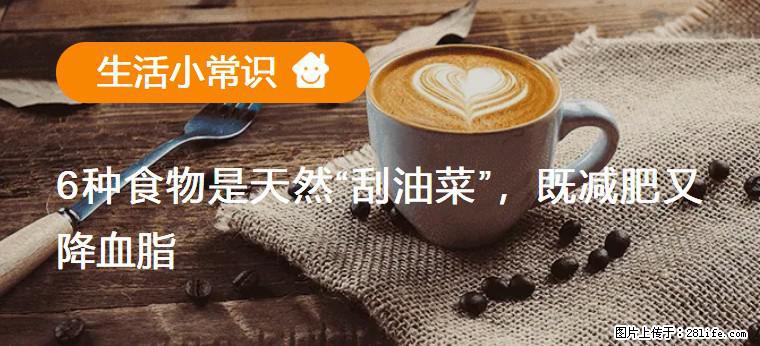 【生活小常识】6种食物是天然“刮油菜”，既减肥又降血脂 - 南昌生活资讯 - 南昌28生活网 nc.28life.net